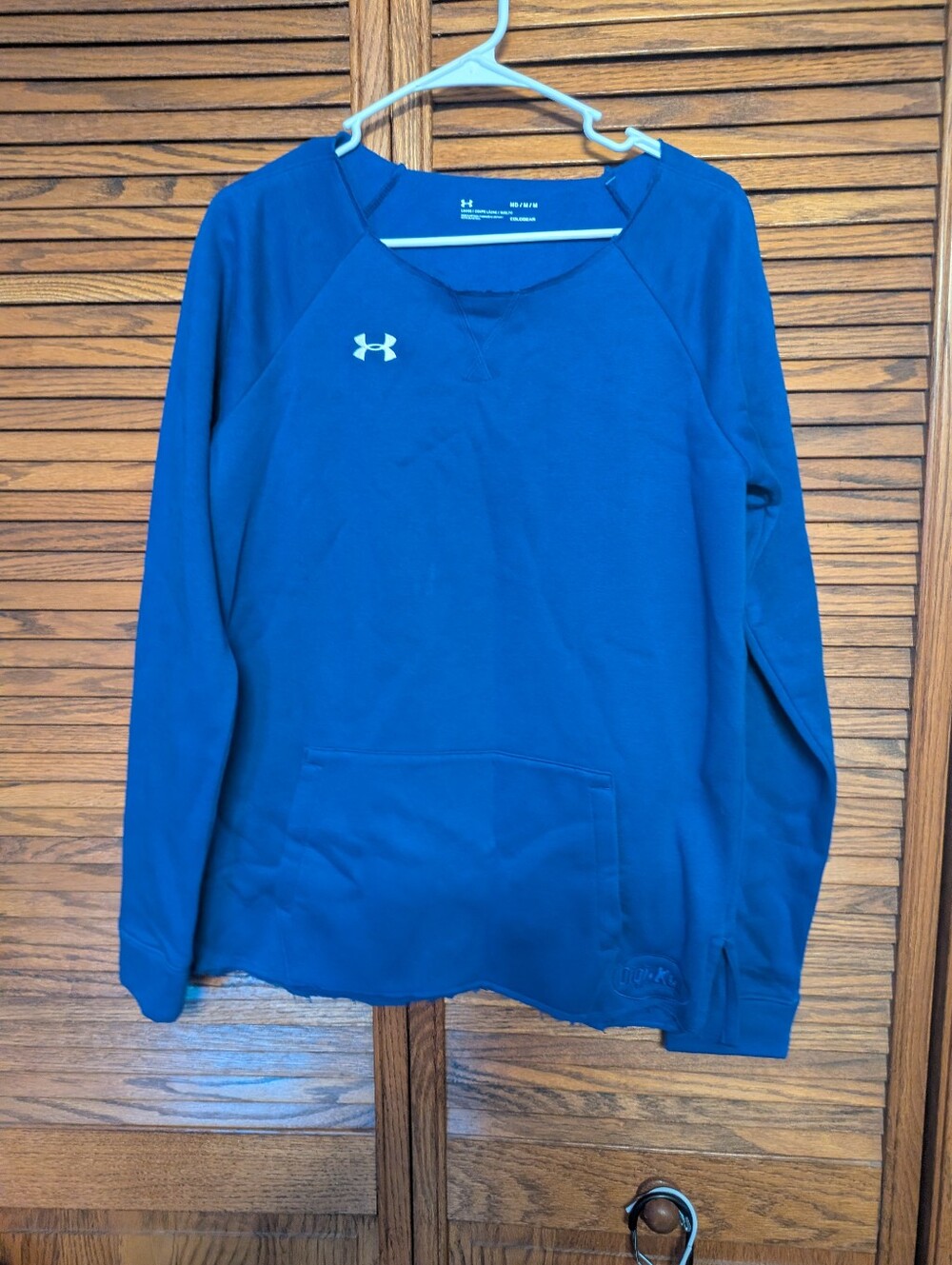 Under Armor New Women's Blue Sweatshirt Size Medium Cold Gear